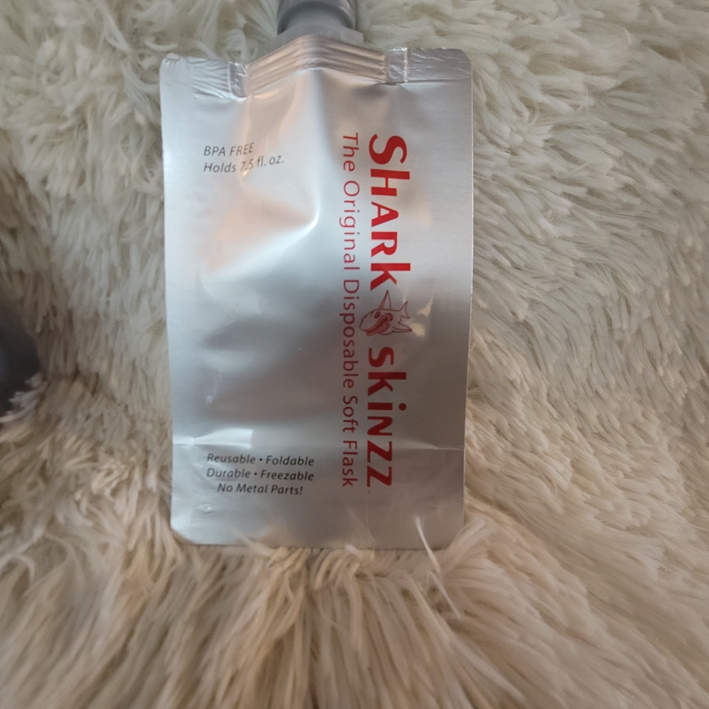 Shark Skinzz Silver Soft Flask, Set Of 5